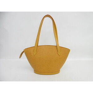 Louis Vuitton Yellow Epi Bag Tote Jacques Shoulder Saint